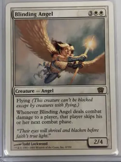 MTG Blinding Angel - 8th Edition Regular Rare #8 - Image 1