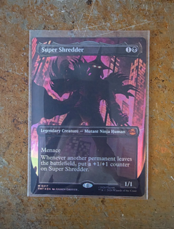 MTG TMNT Super Shredder Lot of 2 Borderless M 0217 M 0083 Foil - Image 2