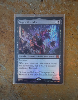 MTG TMNT Super Shredder Lot of 2 Borderless M 0217 M 0083 Foil - Image 3