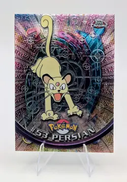 2000 Topps Chrome Pokemon: Persian #53 - NM - Image 1