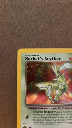 Rocket's Scyther Gym Heroes 13/132 Rare Holo MP - ungraded Pokemon Card - Image 3