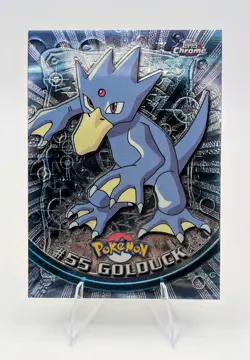 2000 Topps Chrome Pokemon: Golduck #55 - NM - Image 1