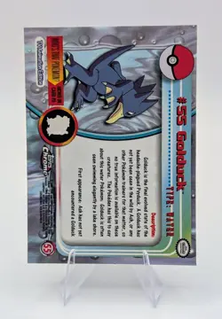 2000 Topps Chrome Pokemon: Golduck #55 - NM - Image 2