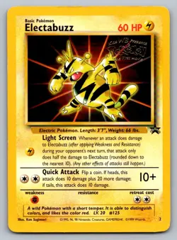 Pokemon Electabuzz (Movie Promo) Promo WoTC Promo 02/53 LP - Image 1
