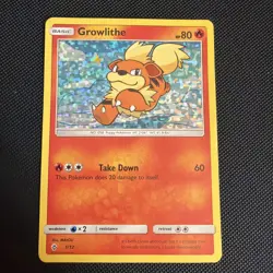 Growlithe - 1/12 001/012 McDonald's Promos 2018 NM- Pokemon Card TCG - Image 1