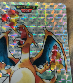 Pokemon Carddass Green Charizard Holo Prism Bandai Vending 1996 Japanese #2667 - Image 4