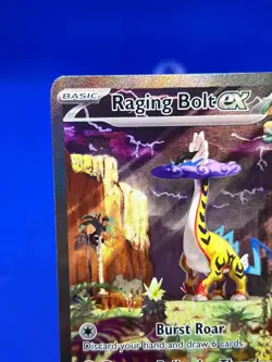 Pokemon SV05 Temporal Forces Raging Bolt ex 208/162 Special Illustration Rare NM - Image 3