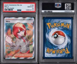 2025 POKEMON PRE EN-PRISMATIC EVOLUTIONS #140 MELA PSA 10 - Image 1