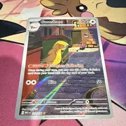 Pokemon Gumshoos 153/132 Me01: Mega Evolution Illustration Rare Full Art Holo - Image 2