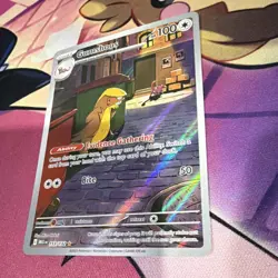 Pokemon Gumshoos 153/132 Me01: Mega Evolution Illustration Rare Full Art Holo - Image 3