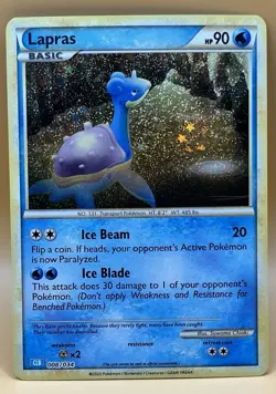 Lapras 008/034 – Pokemon TCG Classic: Blastoise Deck (Holo) - NM - 2023 Pokemon - Image 1