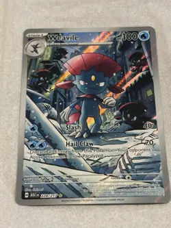 Weavile - 228/217 Illustration Rare Ascended Heroes Pokemon TCG NM Pack 2 Sleeve - Image 3