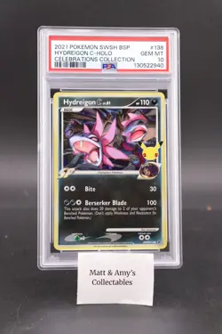 Hydreigon C lv.61 SWSH138 - PSA 10 - Pokemon Celebrations 2021 25th Anniversary - Image 1