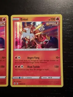 Lot of (2) Entei 19/203 - Evolving Skies - Holo & Reverse Holo Rare - Pokemon - Image 3