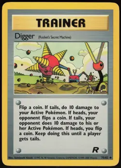 Digger 75/82 Uncommon Team Rocket Pokemon - Image 1