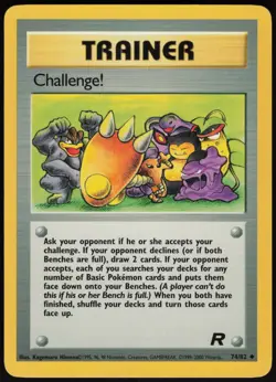Challenge! 74/82 Uncommon Team Rocket Pokemon - Image 1