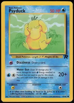 Psyduck 65/82 Common Team Rocket Pokemon - Image 1