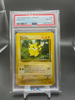 1999 Pokemon Jungle Pikachu Psa 8 - Image 1