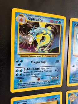 Pokemon TCG Base Set 1999 Gyarados Poliwag Magikarp Staryu Starmie Wartortle - Image 4