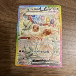 Pokemon TCG Prismatic Evolutions Eevee EX 167/131 Special Illustration Rare - Image 3