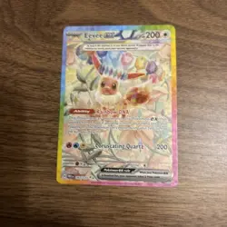 Pokemon TCG Prismatic Evolutions Eevee EX 167/131 Special Illustration Rare - Image 4