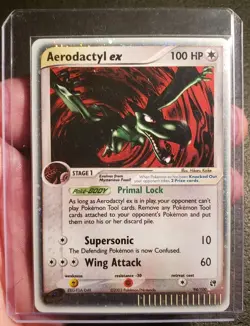 Pokemon TCG Sandstorm #94/100 Aerodactyl ex LP+ - Image 3