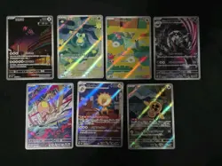 Pokemon TCG Lot 7 Full Arts (6 Japanese And 1 Chinese) - Image 1