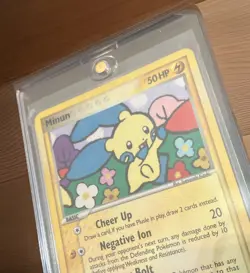 Pokemon The Pokemon Company Minun POP Series 3 004/017 Holo Rare HP/50 - Image 2