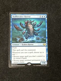 MTG Hullbreaker Horror 063/277 Crimson Vow NM Magic Regular Kraken Horror - Image 1