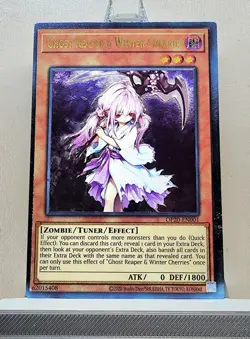 Ghost Reaper & Winter Cherries OP20 Ultimate Rare NM Yugioh - Image 1
