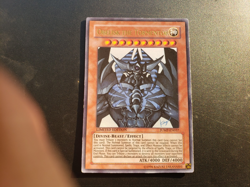 Yugioh Obelisk the Tormentor JUMP-EN037 - Ultra Rare - Limited Ed Moderate Play - Image 1