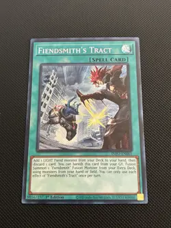 Fiendsmith's Tract INFO-EN061 The Infinite Forbidden 1st Edition Secret Rare NM - Image 1