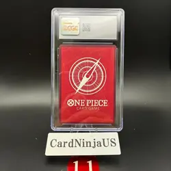 CGC 10 GEM MINT Roronoa Zoro Parallel OP01-001 L 25th Edition ONE PIECE Card 11 - Image 2