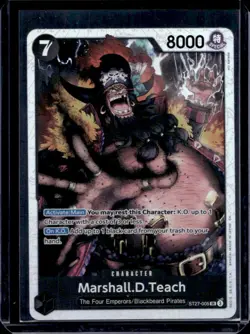 2025 One Piece Starter Deck Marshall D Teach Super Rare #ST27-005 - Image 1