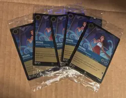 Disney Lorcana TCG Moana 26/P2 Promo Card NEW In Bag - 5 CARDS ! - Image 1