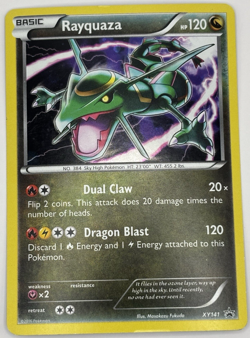 Rayquaza XY141 Promo Holo Pokemon TCG Card XY English - Image 1