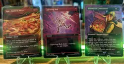 3 Promo Cards Spicy Oatmeal Lightning Courier Teenage Mutant Ninja Turtles MTG - Image 1