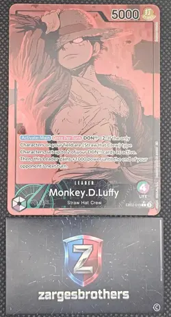 Monkey.D.Luffy EB02-010 Alternate Art Leader Card -English - Image 1