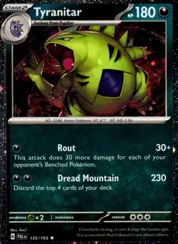 Tyranitar - (Cosmo Foil) Promo Miscellaneous Cards & Products 135/193 NM - Image 1