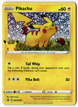 Pikachu - (General Mills) Promo Miscellaneous Cards & Products SWSH039 LP - Image 1