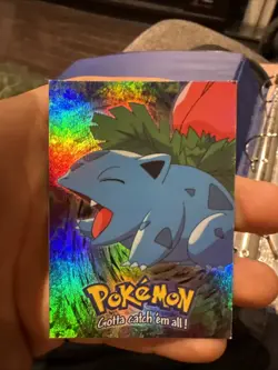 Pokemon Topps Movie card HOLO /Black label/ E2 of 12 Ivysaur Lp - Image 1