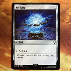 MTG Sol Ring & Command Tower Commander: FINAL FANTASY Near-Mint!! - Image 2