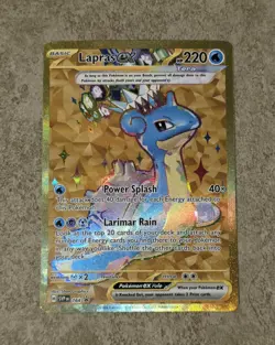 [ NM ] Lapras EX 164 Scarlet & Violet Promo Holo Pokemon Card - Image 1