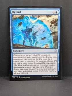 Delay Time Spiral Remastered FRENCH "RETARD" MTG Magic: The Gathering NM - Image 1