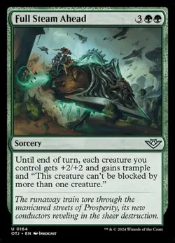 1x Full Steam Ahead NM Eng MTG - Outlaws Thunder Junction - Image 1