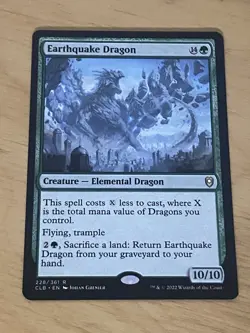 Earthquake Dragon MTG NM Commander Legends: Battle For Baldur’s Gate - Image 1