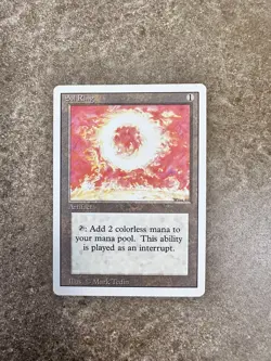 MTG Magic the Gathering - Revised Edition Sol Ring - Never played NM - Image 1