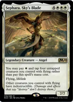 Sephara Sky's Blade - MtG Core Set 2020 - R036 NM 2019 - Image 1