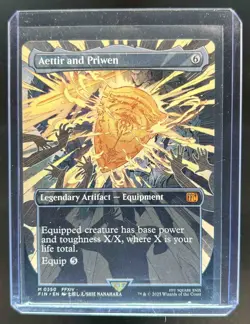 2025 Magic: The Gathering Final Fantasy Aettir and Priwen BL Rare #0350 - Image 1
