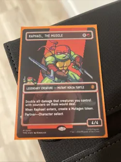 Raphael, the Muscle (0091) 8Bit Showcase Surge Foil Magic The Gathering TMNT - Image 1